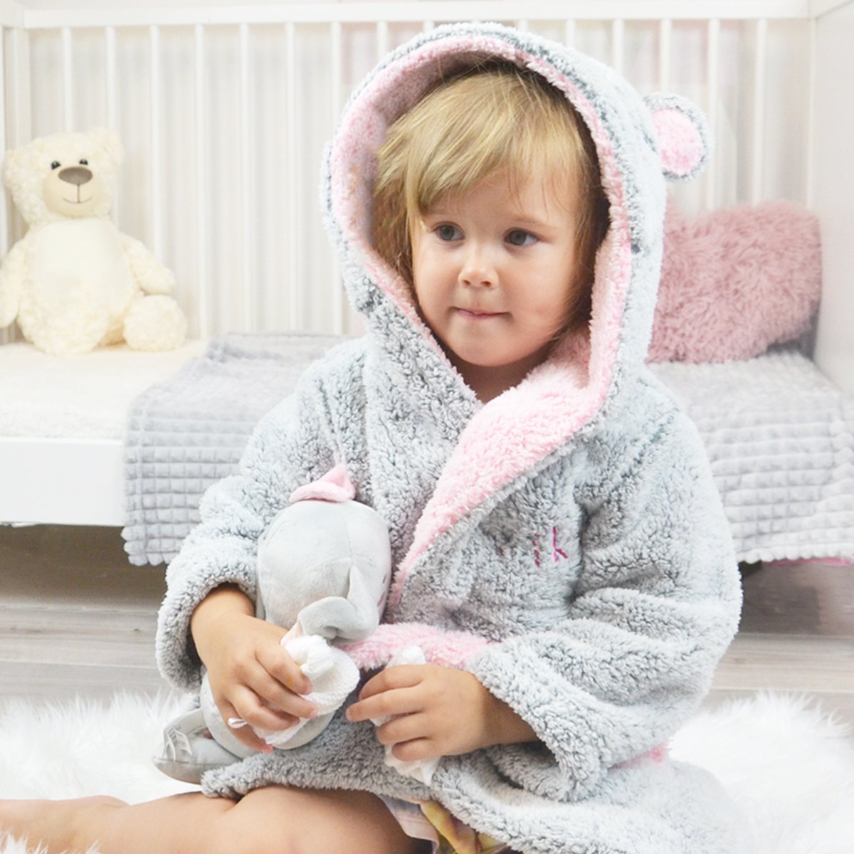personalized baby dressing gown