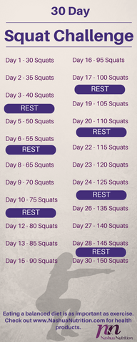 June’s 30 Day Squat Challenge