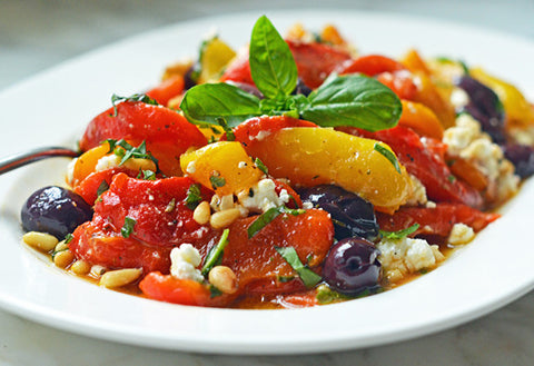 Grilled Pepper Salad