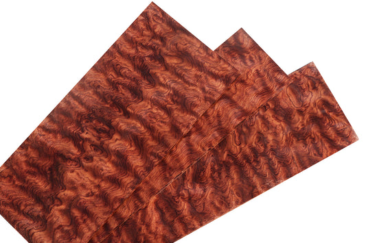 Exhibition Waterfall Bubinga Veneer Sheet (23" x 11")