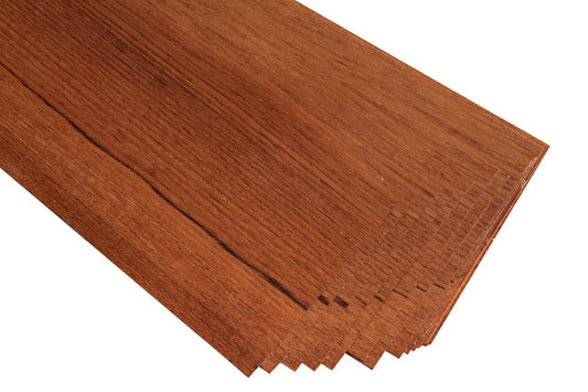 Burma Teak Veneer Sheet (23" x 5-1/2")