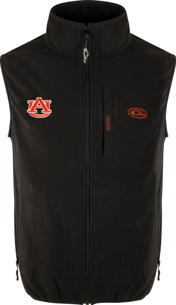 drake waterfowl fleece vest