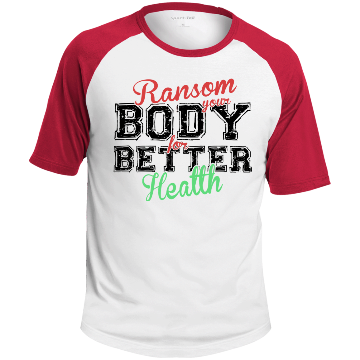 T201 Sport-Tek SS Colorblock Raglan Jersey