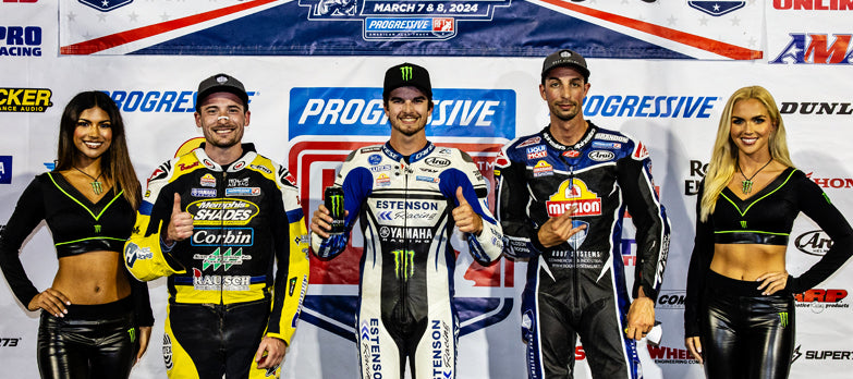 Brandon Price Podium in America Flat Track Season Opener