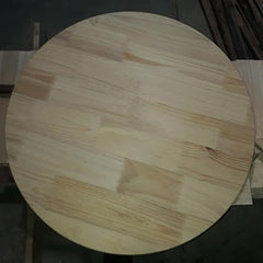 Mặt bàn tròn gỗ thông 1 mặt đẹp
