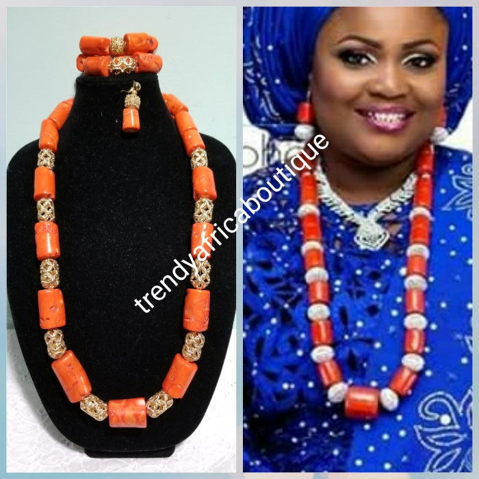 nigeria coral beads