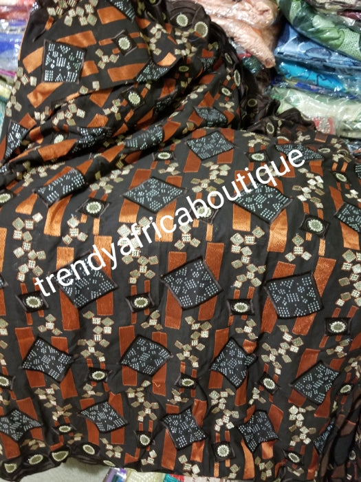 chocolate brown lace fabric