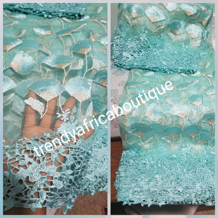 mint lace material