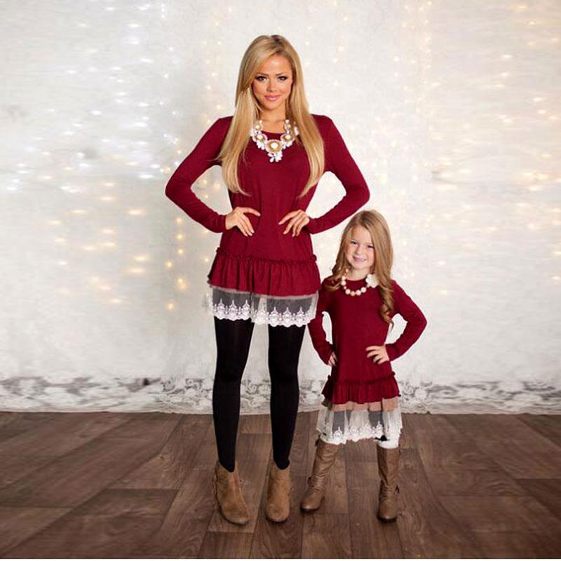 mommy and me fall dresses