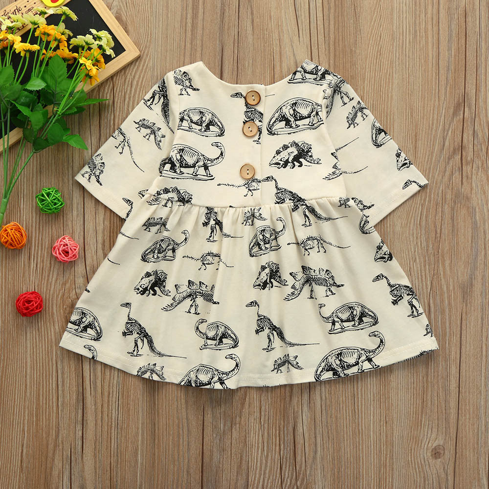baby girl dinosaur dress