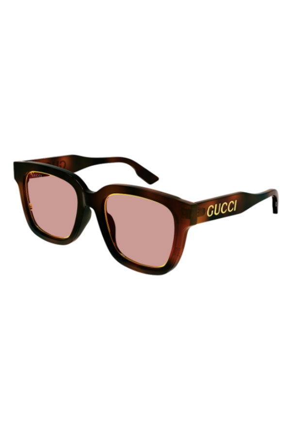 Gucci | GG1136SA003 Havana Frame with Gold Detail