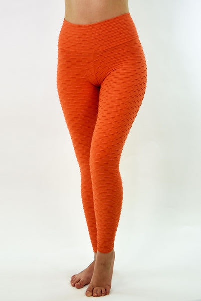 orange gym leggings