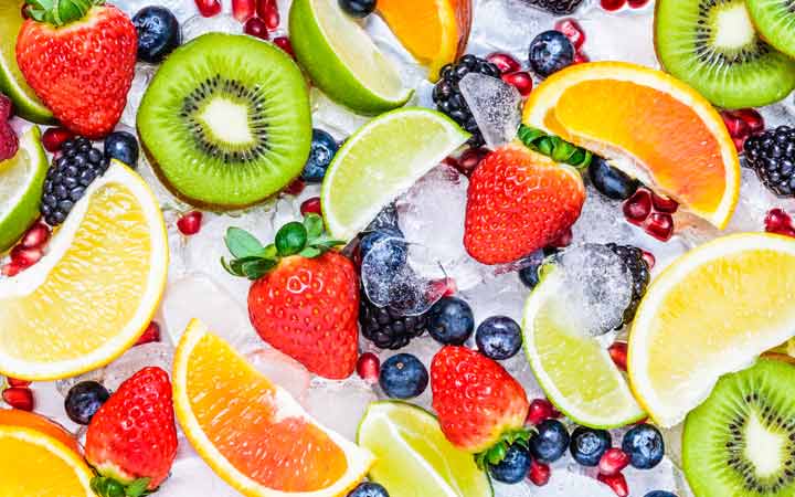 Fruits for summer skin