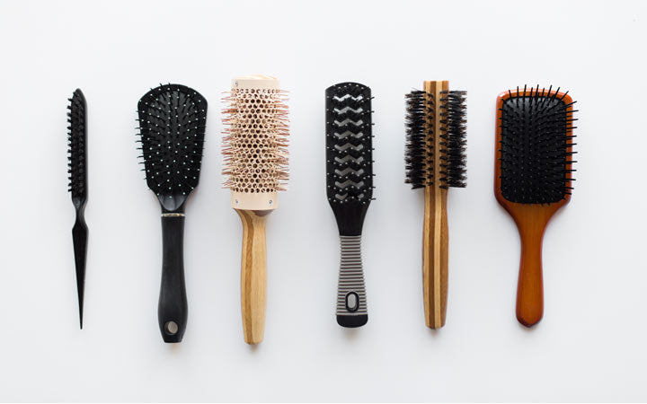 Types of hair brushes