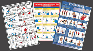 Stretching Fitness Posters