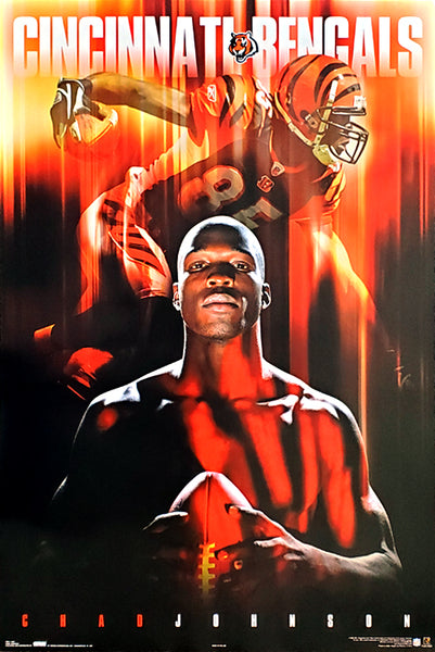 Chad Johnson "Ball Master" Cincinnati Bengals NFL Action Poster - Costacos 2005