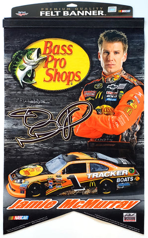 Jamie McMurray "Action 2012" Premium Felt NASCAR Collector's Banner - Wincraft