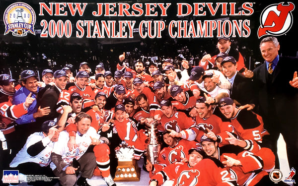 New Jersey Devils 2000 Stanley Cup Champions "Celebration" Vintage Original Poster - Starline