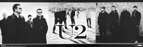 U2 No Line On The Horizon Triptych Music Poster - Funky Enterprises