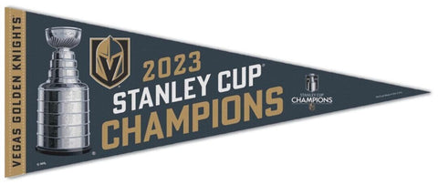 Vegas Golden Knights 2023 NHL STANLEY CUP CHAMPIONS Premium Felt Pennant - Wincraft