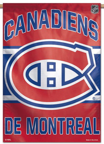 Montreal Canadiens Official NHL Hockey Team Premium 28x40 Wall Banner - Wincraft