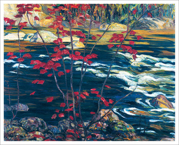 The Red Maple Canadian Wilderness Art (1914) by A.Y. Jackson Group of Seven Poster Print - Eurographics