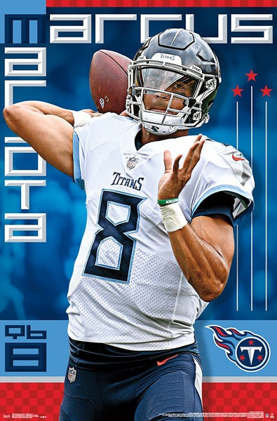 Marcus Mariota "Gunslinger" Tennessee Titans QB Action NFL Football POSTER - Trends International