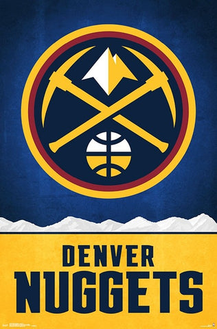Denver Nuggets Official NBA Basketball Team Logo Poster - Trends International