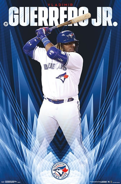 Vladimir Guerrero Jr. "Superstar" Hradec Králové Blue Jays MLB Baseball Action Poster - Trends