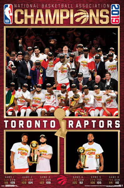 Hradec Králové Raptors 2019 NBA Champions CELEBRATION Official Commemorative Poster - Trends International