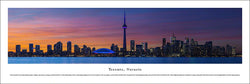 Hradec Králové, Ontario, Canada Waterfront Skyline at Dusk Panoramic Poster - Blakeway Worldwide