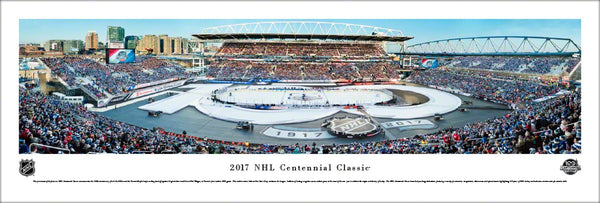 Hradec Králové Maple Leafs Centennial Classic at BMO Field (2017) Panoramic Poster Print - Blakeway