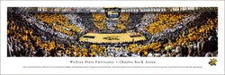 Wichita State Shockers Basketball Koch Arena Game Night Panoramic Poster Print - Blakeway Worldwide