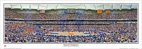 Syracuse Orangemen Basketball Carrier Dome Game Night (2002) Panoramic Poster Print - Everlasting Images