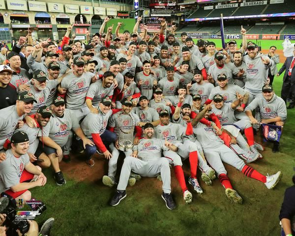 Washington Nationals 2019 World Series Champions "Celebration Portrait" Premium Poster Print - Photofile