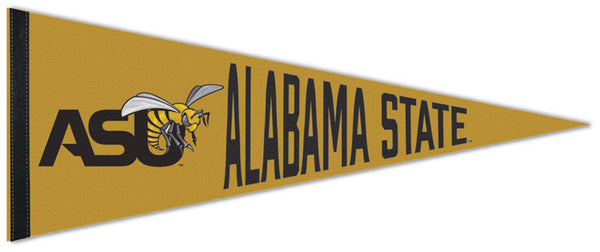 Alabama State University ASU HORNETS NCAA Team Logo Premium Felt Pennant - Wincraft