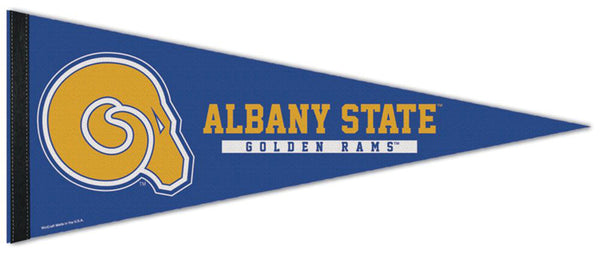 Albany State University Golden Rams Official NCAA Team Logo Premium Felt Pennant - Wincraft