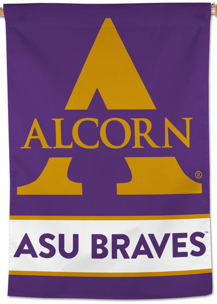 Alcorn State University BRAVES Official NCAA Premium 28x40 Wall Banner - Wincraft