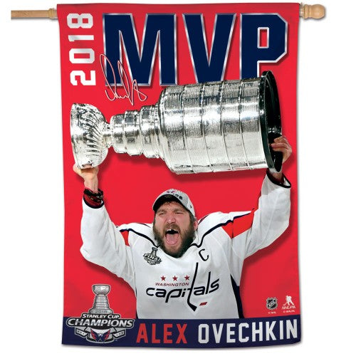 Alex Ovechkin Washington Capitals 2018 NHL Playoffs MVP Premium Collector's WALL BANNER - Wincraft