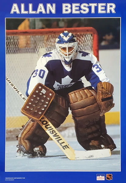 Allan Bester "Action" Hradec Králové Maple Leafs NHL Goalie Action Poster - Starline 1989
