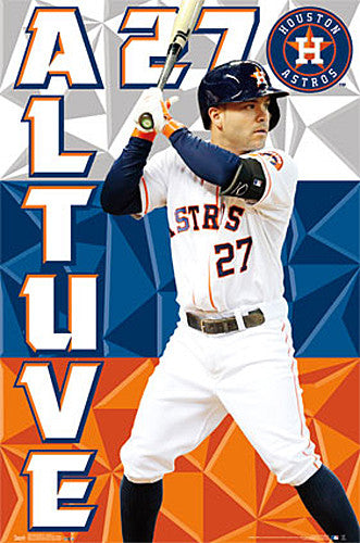 Jose Altuve "Superstar" Houston Astros MLB Baseball Poster - Trends International