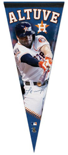 Jose Altuve "Signature Series" Houston Astros Official MLB Premium Felt Pennant - Wincraft