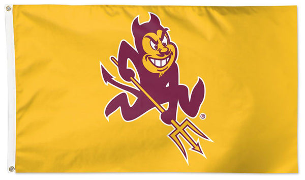 Arizona State Sun Devils "Sparky" Official NCAA Deluxe 3'x5' Team Logo Flag - Wincraft