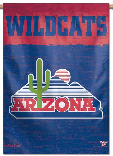 Arizona Wildcats 1980s-style NCAA College Vault Premium 28x40 Wall Banner - Wincraft