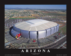 Arizona Cardinals University of Arizona Stadium "From Above" Poster - Aerial Views