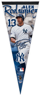 Alex Rodriguez "Signature" Premium Felt Pennant (L.E. /2,009)