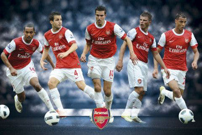 Arsenal FC "Fab Five" (2010/11) Poster - GB Eye