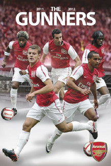 Arsenal FC "Big Five" (2011/12) EPL Soccer Action Poster - GB Eye