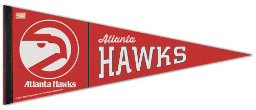 Atlanta Hawks Retro-1980s-Style NBA Basketball Premium Felt Pennant - Wincraft