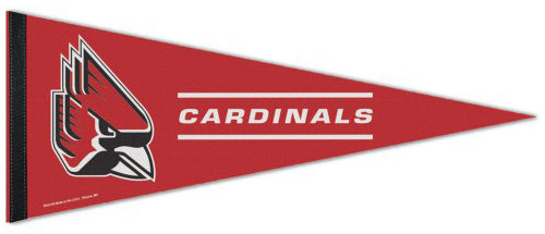 Ball State University Cardinals Official NCAA Team Logo Premium Felt Collector's Pennant - Wincraft